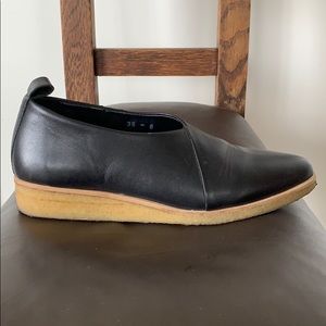 Rachel Comey black leather gum sole shoes 36/36.5